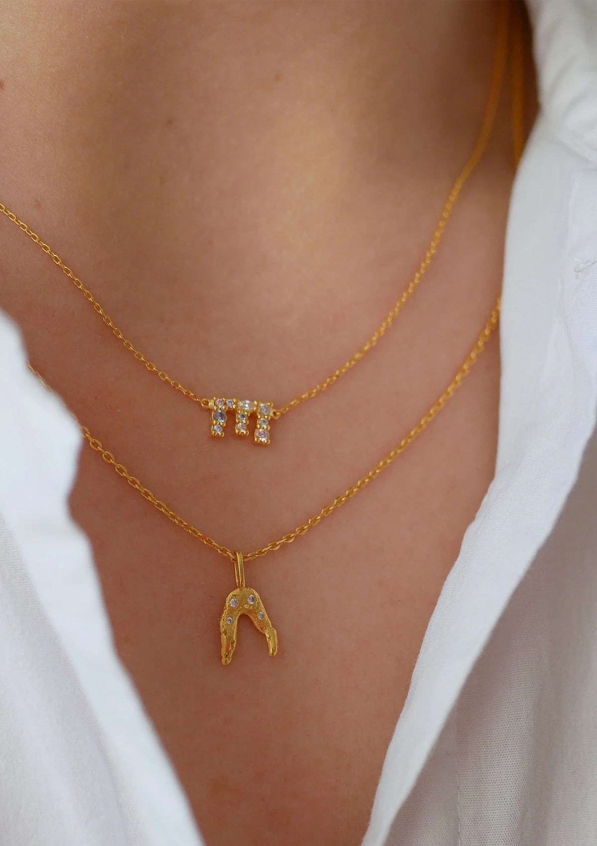 Enamel Copenhagen My Name 'E' Necklace - Glebe Fashion