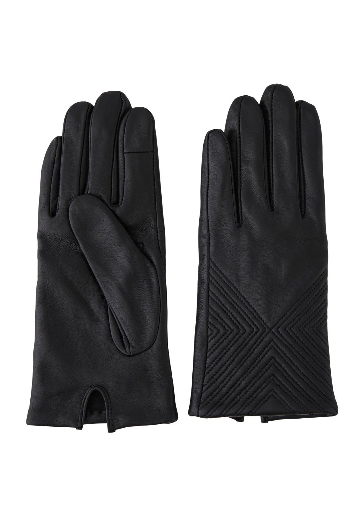 Pieces Nava Leather Smart Gloves