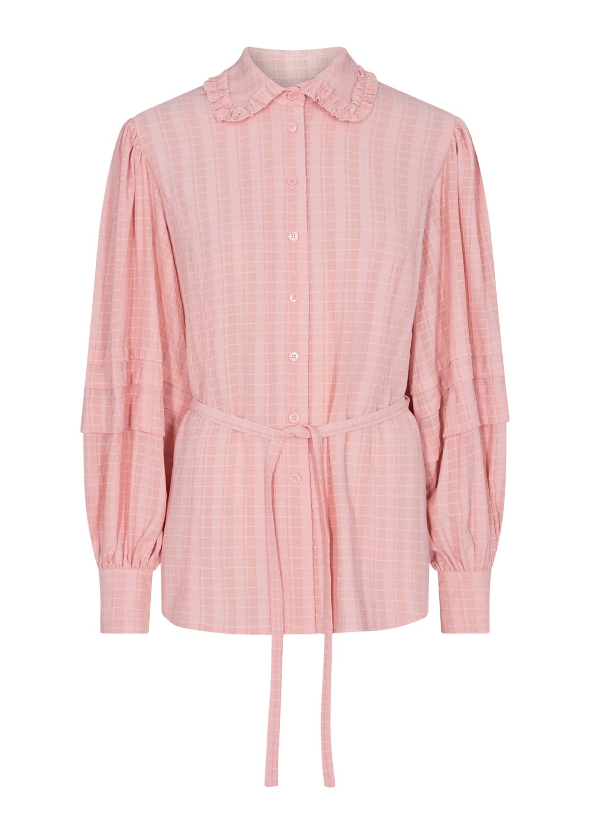 Mos Mosh Wake Blouse Misty Rose Pink - Glebe Fashion