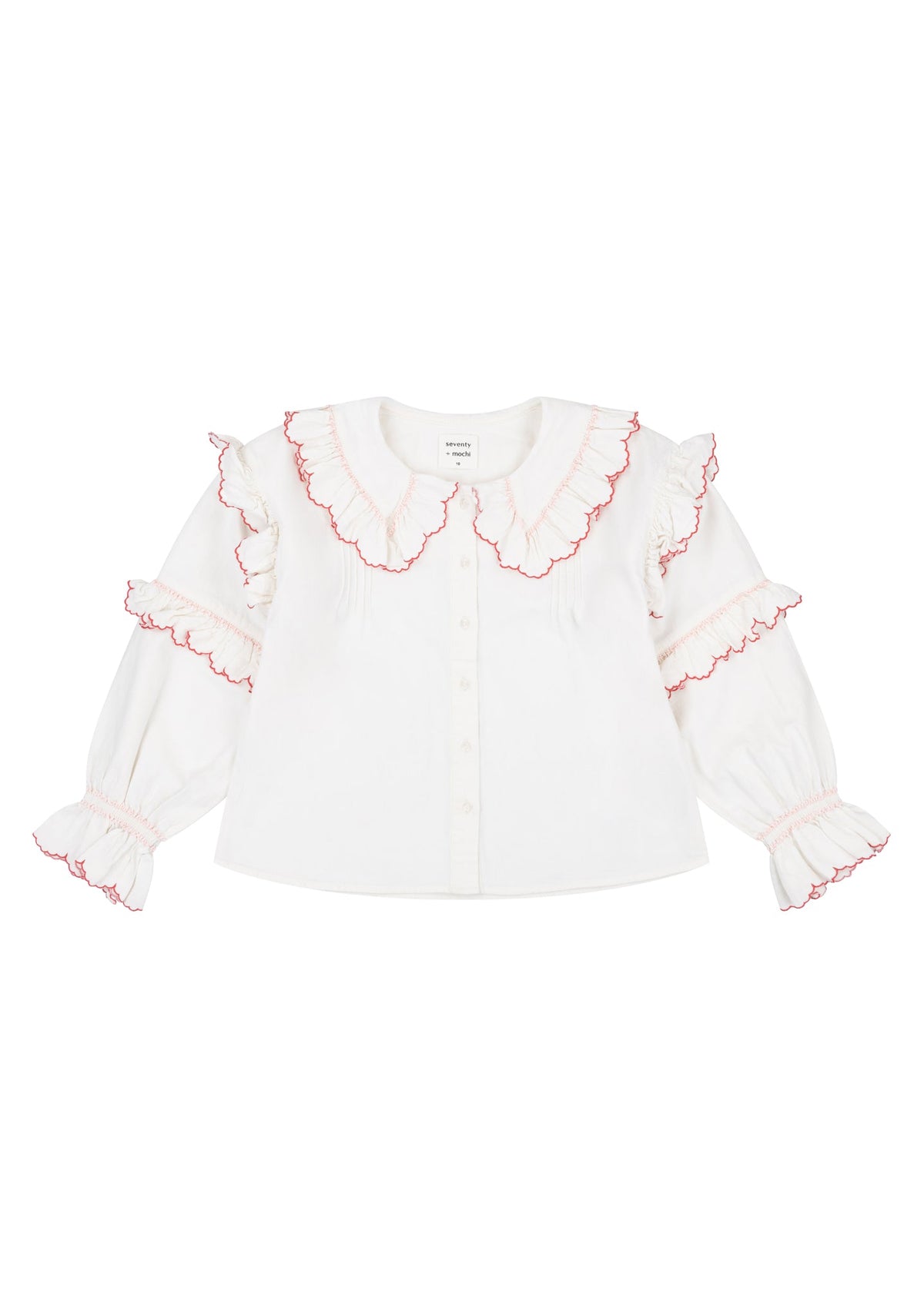 Seventy + Mochi Phoebe Blouse White Denim